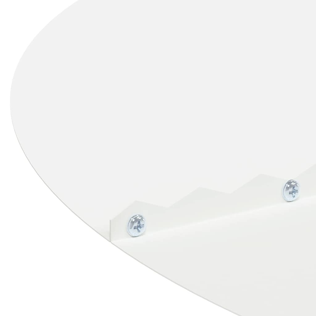 Flache Baumringe 5 pcs Weiß Ø30 / 60 cm Stahl